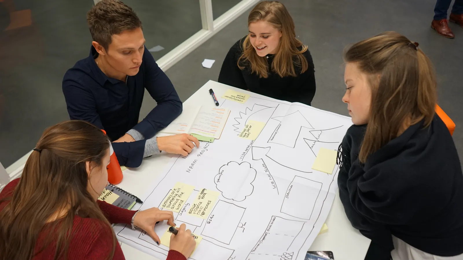 Jonathan Fritzler leading a mentorship session